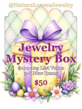 HANDMADE!!! Jewelry Mystery Box! $100-125 List Price ~ 3-6 Gift Worthy Items